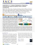 Cover page: Leptochelins A–C, Cytotoxic Metallophores Produced by Geographically Dispersed Leptothoe Strains of Marine Cyanobacteria