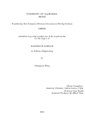 Cover page: Transferring Test Scenarios Between Autonomous Driving Systems