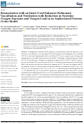 Cover page: Resuscitation with an Intact Cord Enhances Pulmonary Vasodilation and Ventilation with Reduction in Systemic Oxygen Exposure and Oxygen Load in an Asphyxiated Preterm Ovine Model