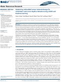 Cover page: Optimizing embedded sensor network design for catchment-scale snow-depth estimation using LiDAR and machine learning