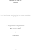 Cover page: Rotten Banks: Predicting Bank Failures After Great Recession through Binary Classification