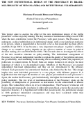 Cover page: The New Institutional Design of the Procuracy in Brazil: Multiplicity of Veto Players and Institutional Vulnerability