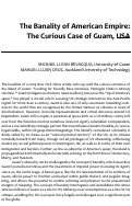 Cover page: The Banality of American Empire: The Curious Case of Guam, USA