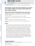 Cover page: Discriminatory Capacity of the Physical Domain Versus the Full-Scale Pediatric Quality of Life Inventory With Traumatic Brain Injury Severity in Children