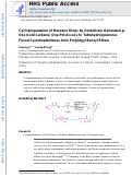 Cover page: Cyclopropanation of Benzene Rings by Oxidatively Generated α‐Oxo Gold Carbene: One‐Pot Access to Tetrahydropyranone‐Fused Cycloheptatrienes from Propargyl Benzyl Ethers