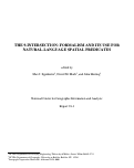 Cover page: The 9-Intersection: Formalism and Its Use for Natural-Language Spatial Predicates (94-1)