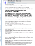 Cover page: Consensus Expert Recommendations for the Diagnosis and Management of Autosomal Recessive Polycystic Kidney Disease: Report of an International Conference