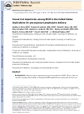 Cover page: Sexual Risk Trajectories Among MSM in the United States