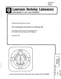 Cover page: First Confirmation of the Discovery of Element 106