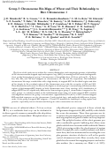 Cover page: Group 3 chromosome bin maps of wheat and their relationship to rice chromosome 1.