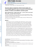 Cover page: Genomic analysis of plasmid content in food isolates of E. coli strongly supports its role as a reservoir for the horizontal transfer of virulence and antibiotic resistance genes.