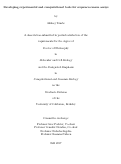 Cover page: Developing experimental and computational tools for sequence-census assays