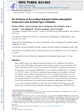 Cover page: No Evidence of Association Between Undercarboxylated Osteocalcin and Incident Type 2 Diabetes