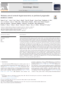 Cover page: Thalamo-cortical network hyperconnectivity in preclinical progranulin mutation carriers