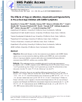 Cover page: Effects of Yoga on Attention, Impulsivity, and Hyperactivity in Preschool-Aged Children with Attention-Deficit Hyperactivity Disorder Symptoms