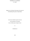 Cover page: Applications of Probabilistic Reasoning in Trustworthy AI: From Handling Missing Data to Explainability