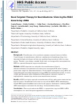 Cover page: Novel targeted therapy for neuroblastoma: silencing the MXD3 gene using siRNA