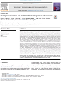 Cover page: Investigation of immune cell markers in feline oral squamous cell carcinoma