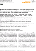 Cover page: KGML-ag: a modeling framework of knowledge-guided machine learning to simulate agroecosystems: a case study of estimating N2O emission using data from mesocosm experiments