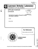 Cover page: THE ELASTICITY OF APPLIANCE DEMAND FOR ENERGY WITH RESPECT TO EFFICIENCY.