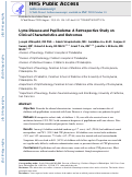 Cover page: Lyme Disease and Papilledema: A Retrospective Study on Clinical Characteristics and Outcomes.