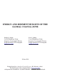 Cover page: Energy and Sediment Budgets of the Global Coastal Zone