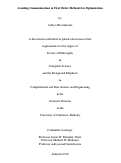 Cover page: Avoiding Communication in First Order Methods for Optimization