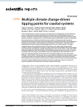 Cover page: Multiple climate change-driven tipping points for coastal systems.