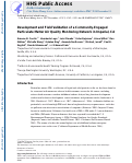 Cover page: Development and field validation of a community-engaged particulate matter air quality monitoring network in Imperial, California, USA