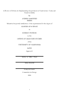 Cover page: A Review of Drivers for Implementing Geopolymers in Construction: Codes and Constructability