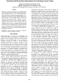 Cover page: Statistical and Mechanistic Information in Evaluating Causal Claims