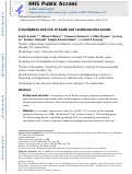 Cover page: Constipation and risk of death and cardiovascular events.