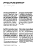 Cover page: Effect of nerve growth factor and fibroblast growth factor on PC12 cells: inhibition by orthovanadate.