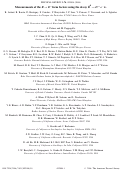 Cover page: Measurements of the B→D* form factors using the decay B¯0→D*+e-ν¯e