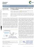 Cover page: Ketones as directing groups in photocatalytic sp3 C-H fluorination.