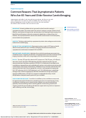 Cover page: Common Reasons That Asymptomatic Patients Who Are 65 Years and Older Receive Carotid Imaging