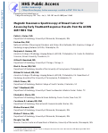 Cover page: MR spectroscopy of breast cancer for assessing early treatment response: Results from the ACRIN 6657 MRS trial