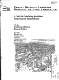 Cover page: A Code For Calculating Intrabeam Scattering and Beam Lifetime