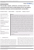 Cover page: Polymetallic nodules, sediments, and deep waters in the equatorial North Pacific exhibit highly diverse and distinct bacterial, archaeal, and microeukaryotic communities