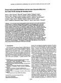 Cover page: Ozone and aerosol distributions and air mass characteristics over the South Pacific during the burning season