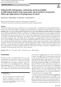 Cover page: Defective NK cell expansion, cytotoxicity, and lack of ability to differentiate tumors from a pancreatic cancer patient in a long term follow-up: implication in the progression of cancer.