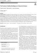 Cover page: The Promise of Artificial Intelligence in Peyronies Disease.