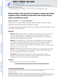 Cover page: Bipolar Patients with Vascular Risk Display a Steeper Age-Related Negative Slope in Inhibitory Performance but Not Processing Speed: A Preliminary Study