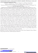 Cover page: Transformation Towards a Carbon-Neutral Residential Community with Hydrogen Economy and Advanced Energy Management Strategies