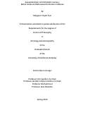 Cover page: Sexual Behavior and Scholastic Success: Moral Codes and Behavioral Outcomes in Malawi