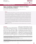 Cover page: Hyper-Crosslinked Carbohydrate Polymer for Repair of Critical-Sized Bone Defects