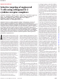 Cover page: Selective targeting of engineered T cells using orthogonal IL-2 cytokine-receptor complexes