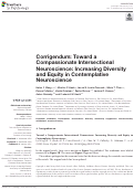 Cover page: Corrigendum: Toward a Compassionate Intersectional Neuroscience: Increasing Diversity and Equity in Contemplative Neuroscience.