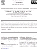 Cover page: Alternative photosynthetic electron flow to oxygen in marine Synechococcus