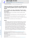 Cover page: A high docosahexaenoic acid diet alters lung inflammation and recovery following repetitive exposure to aqueous organic dust extracts